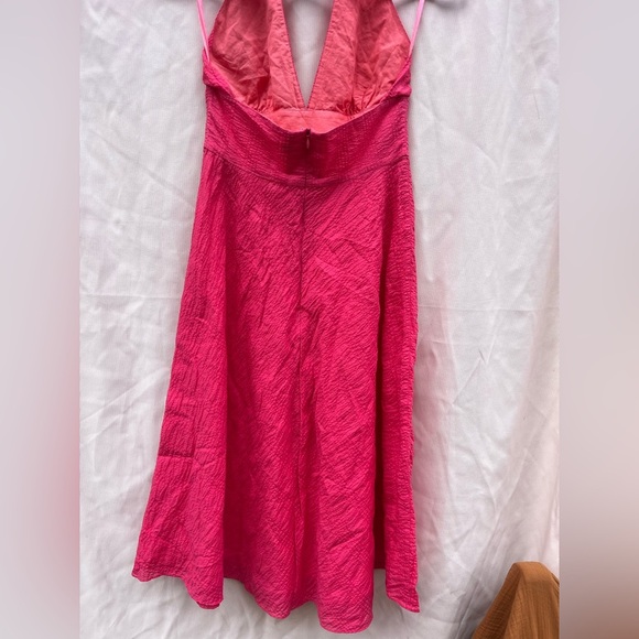 J. Crew Strapless Fuchsia Dress - Picture 6 of 7